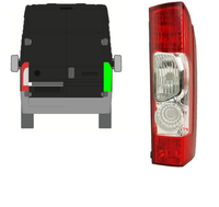 Heckleuchte RüCkleuchte FüR Fiat Ducato 2006 - 2014 Hinten Rechts