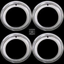 Chevy Gmc 6 Lug 15 Rally Wheel 3 Deep Trim Rings Beauty Rim Ring Steel Wheels