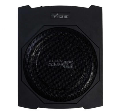 VIBE 10 INCH UNDERSEAT SUBWOOFER WITH BUILT IN AMP SLICK BASS SLIM