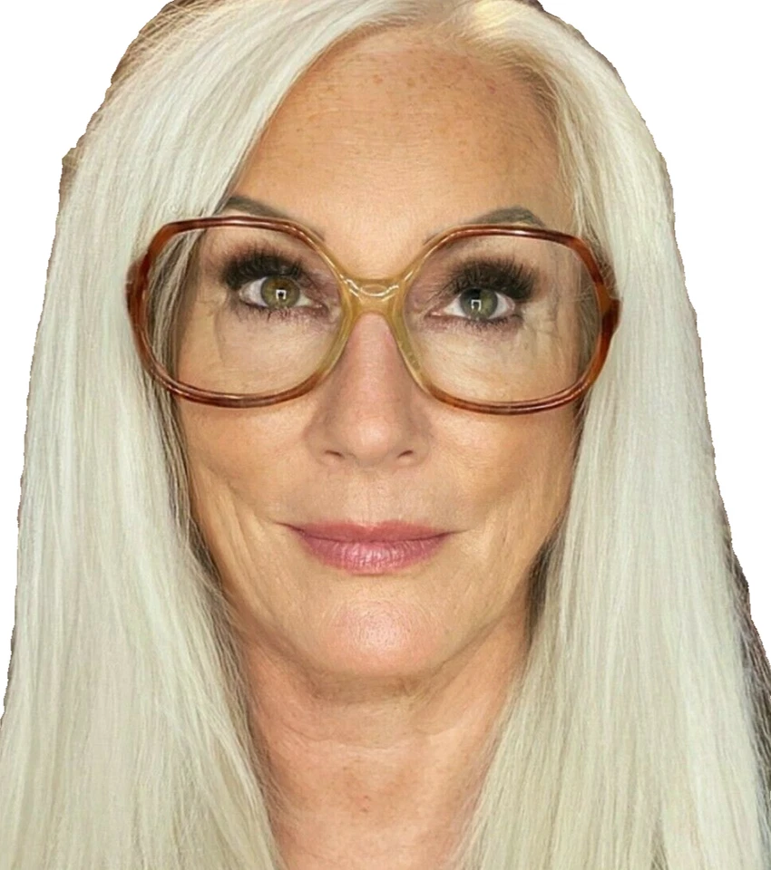 Monturas de gafas GUCCI rosa melocotón 2102 47E 57-17-140 ITALIA de colección de gran tamaño años 80 Foto 2 de 4