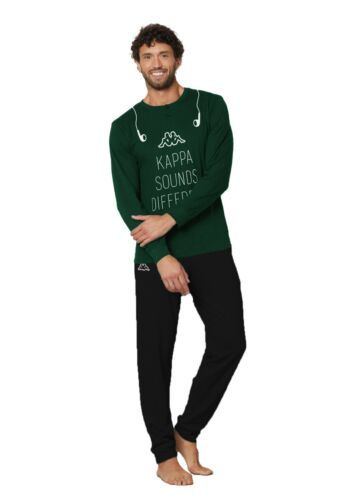 Pigiama UOMO cotone manica lunga estivo KAPPA primavera estate 8 colori - Afbeelding 5 van 10