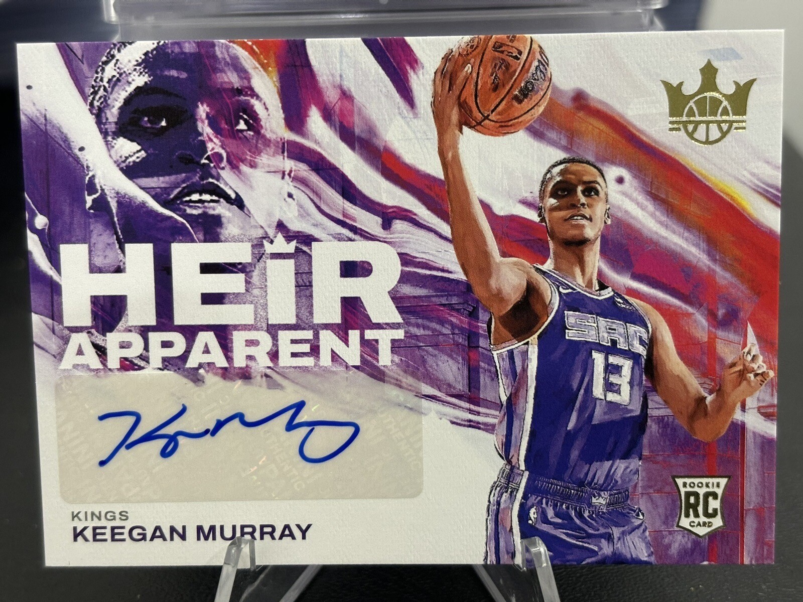 2022-23 Court Kings KEEGAN MURRAY RC Rookie /199 Auto Heir Apparent SAC KINGS