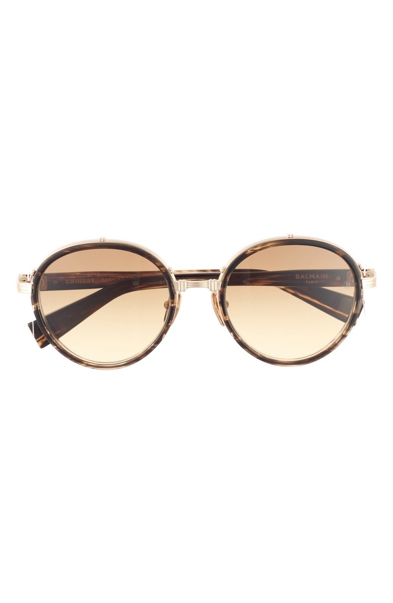 Authentic Akoni Balmain Tortoise Gold Croissy sunglasses 