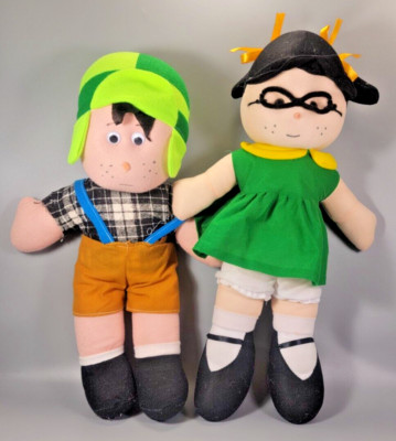 El Chavo Del Ocho and La Chilindrina Plush Doll 18''