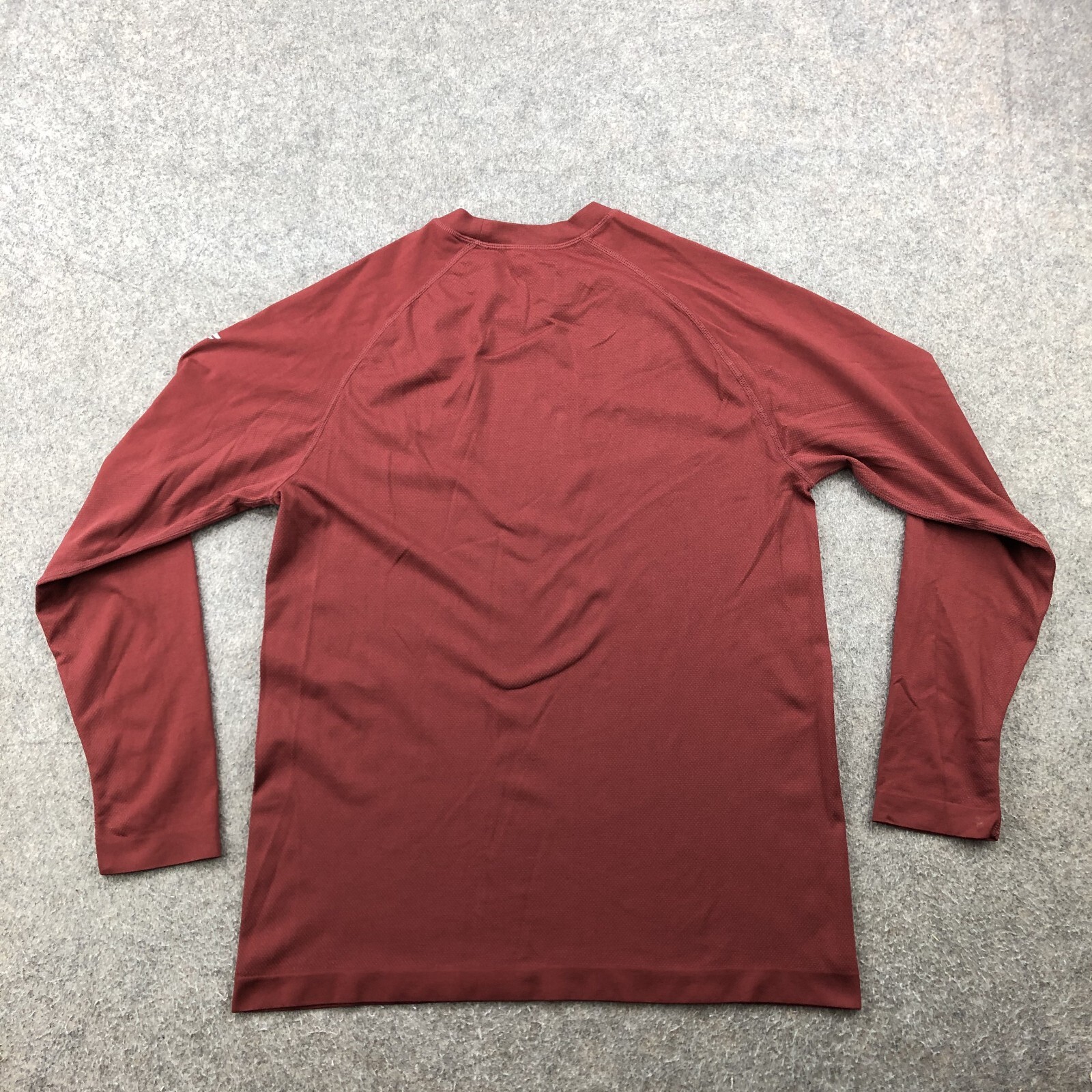 Fabletics Shirt Men Medium Red Solid Long Sleeve … - image 6