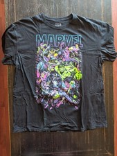 Marvel Secret Wars Infinity War Shirt Black XL X-Large RARE Hulk Thanos Venom