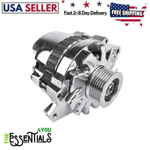 12V 160V Alternator CS130 Style For GM Chevy SBC BBC High Output A1006C ES1006C - 第 1/9 張圖片
