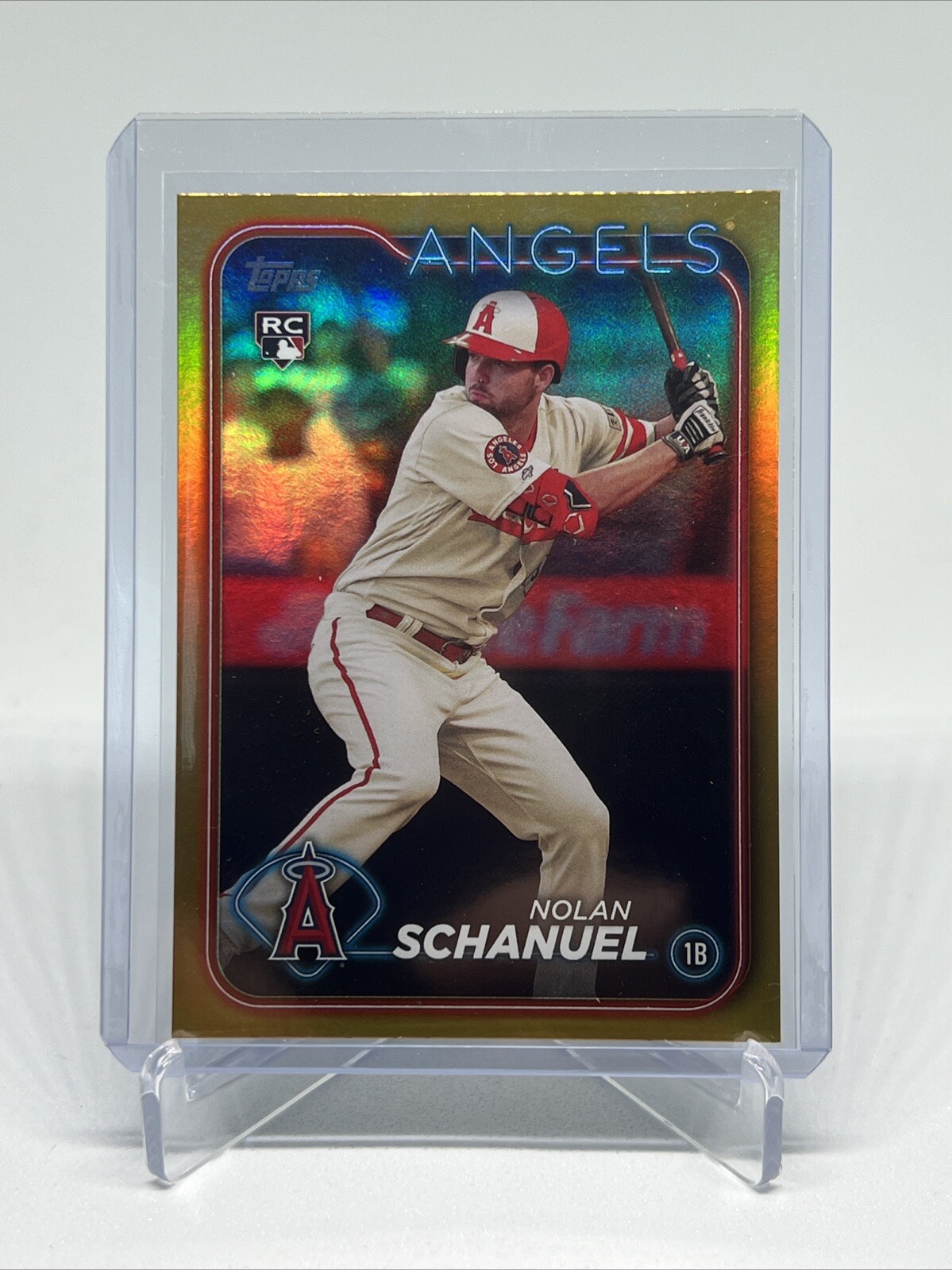 2024 Topps Series 1 - Gold Foil #53 Nolan Schanuel (RC)