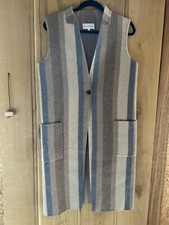 Blanche John Lewis Wool Blend Sleeveless Coat Gilet Waistcoat Size 38