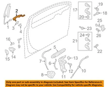 FORD OEM 13-23 Edge Rear Door Lock Hardware-Handle, Outside DS7Z5422405AAPTM