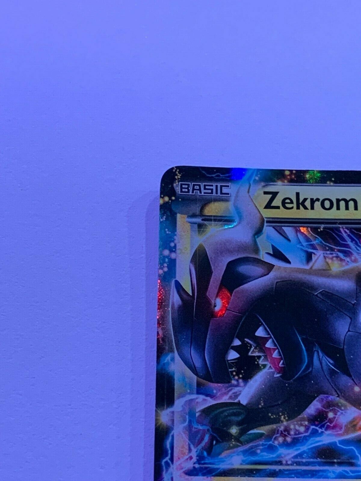 Pokémon TCG Zekrom EX Next Destinies 51/99 ULTRA RARE heavily damaged