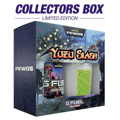 *RARE* Pewdiepie Yuzu Slash G Fuel Collector's Box With Limited Edition Shaker