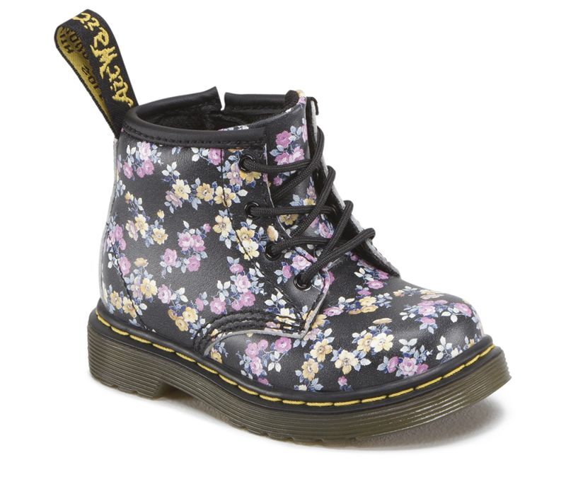 Dr Martens Kids 4 Hole Brooklee B Black Mini Tydee