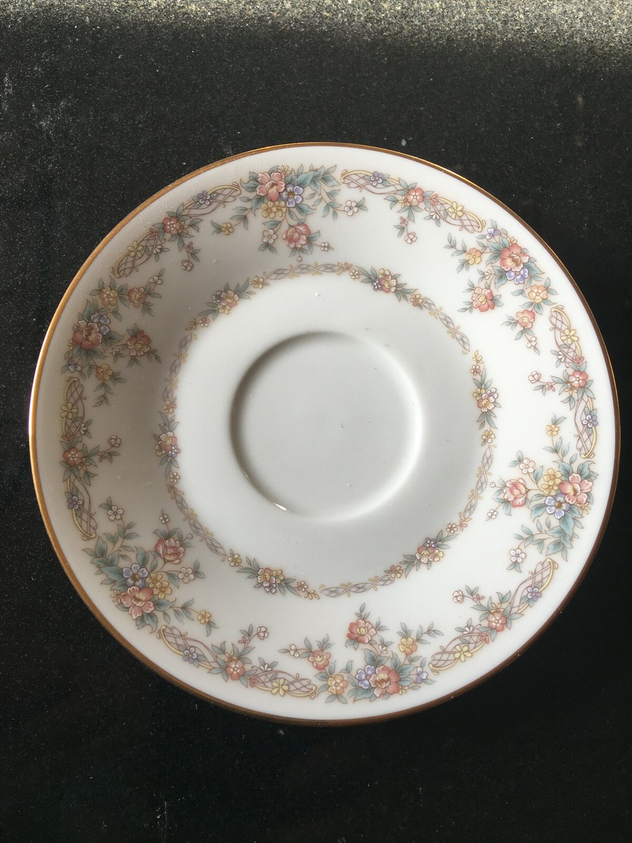 NORITAKE Gallery #7246 Saucer IVORY China Vtg Japan Floral | eBay