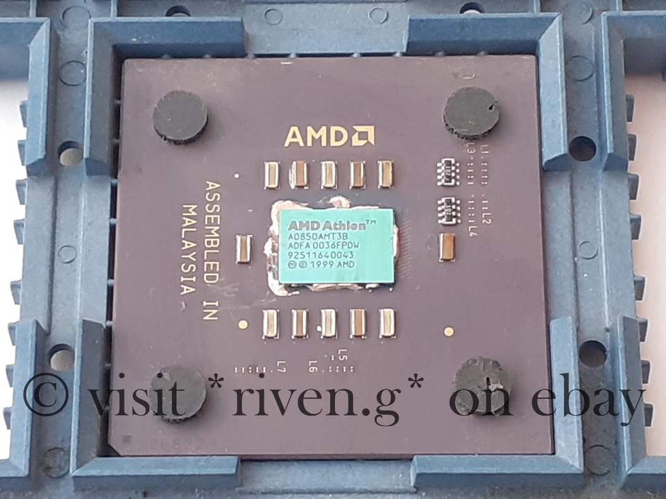 AMD ATHLON 850 Mhz SOCKET 462 CPU@THUNDERBIRD CORE@FULLY TESTED@A08500AMT3B@ADFA - Image 3 of 4