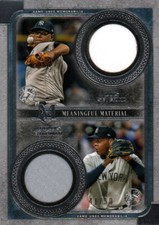 2019 Topps Museum Dual Meaningful Material Relic Aroldis Chapman Luis Severino