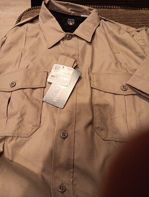 NEW Flying Cross Uniform F1 Fx7100-EA COMMAND MEN'S Short SLEEVE SHIRT SZ:medium