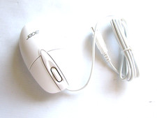 New OEM Acer USB Mouse White DC.11211.00P
