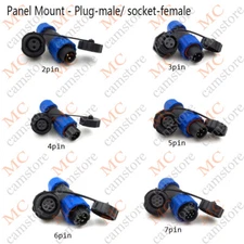 SD13 1 ~ 7Pin, High-voltage Power Waterproof AC/DC Circular Plug Connectors