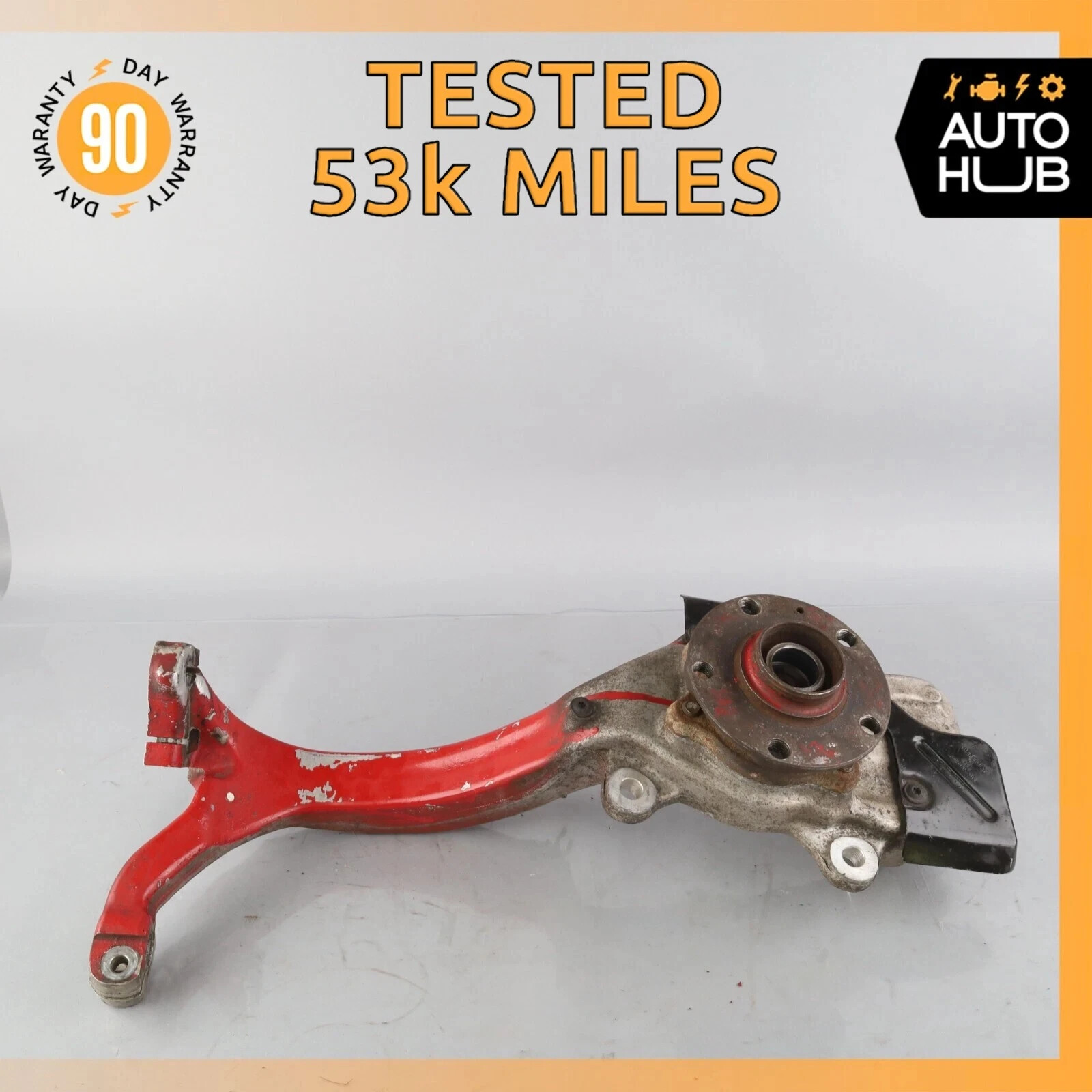 Bentley Continental Flying Spur Front Right Side Spindle Knuckle Hub OEM 53k