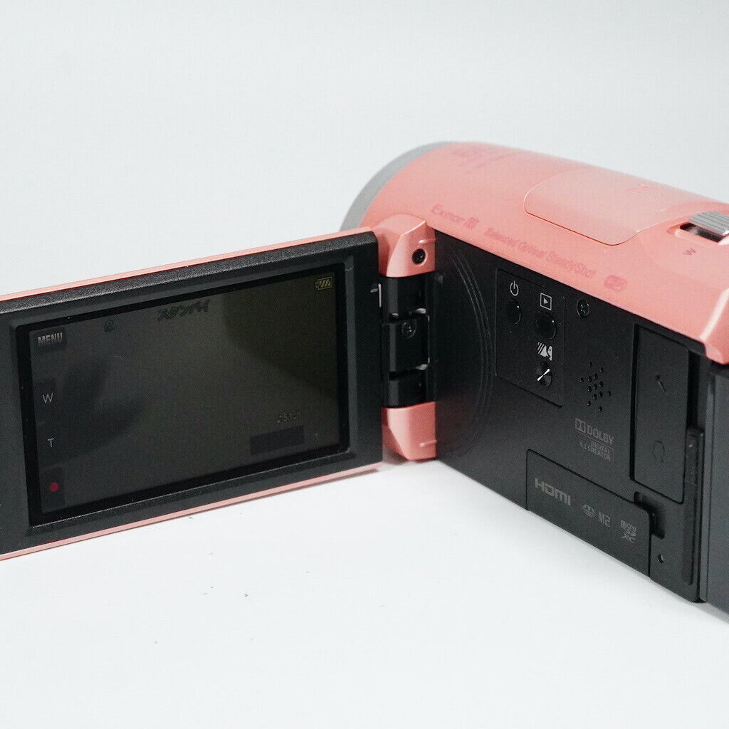 Sony HDR-CX675 Pink Handycam Tested Working Zoom Touch Panel Sony HDR-CX675 Pink Handycam Tested Working Zoom Touch Panel