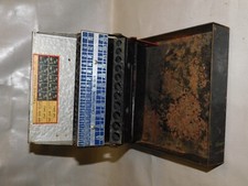 Automatyczne samopozycjonujące wiertło indeksowe do gwintowania metalu USA ułamkowe vintage 6678