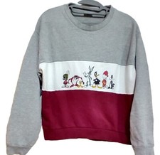 Sweatshirt Looney Tunes Youth Sz 18 Vintage Taz, Bugs  Other Cartoon Characters