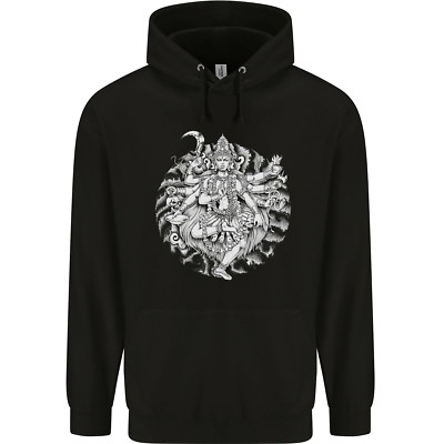 Goddess Shiva Hindu God Hinduism Religion Mens 80% Cotton Hoodie
