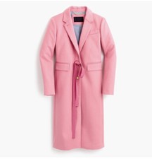 J.crew Olivia Pink Topcoat Grosgrain Ribbon Sz 2