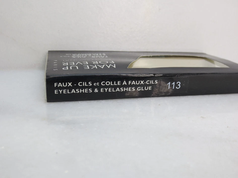 MAKE UP FOR EVER PROFESSIONALS EYELASHES & EYELASHES GLUE 113 NWOB LOT OF 3 - Image 4 of 4