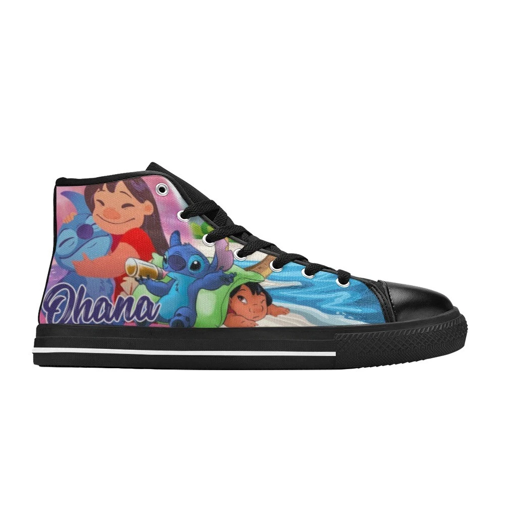 Ohana Lilo And Stitch High Top Shoes Sneakers