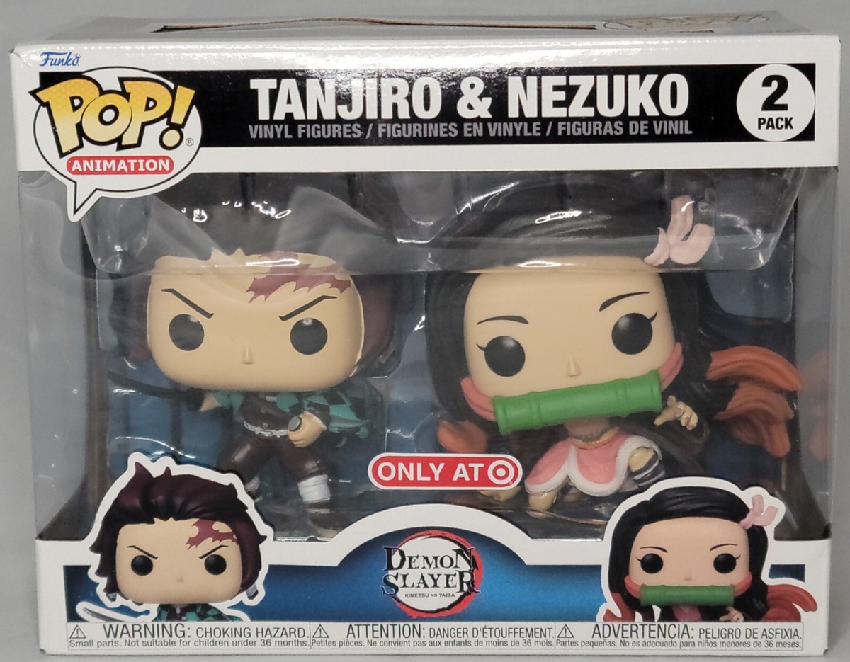 Funko POP Demon Slayer Tanjiro & Nezuko 2 Pack Target