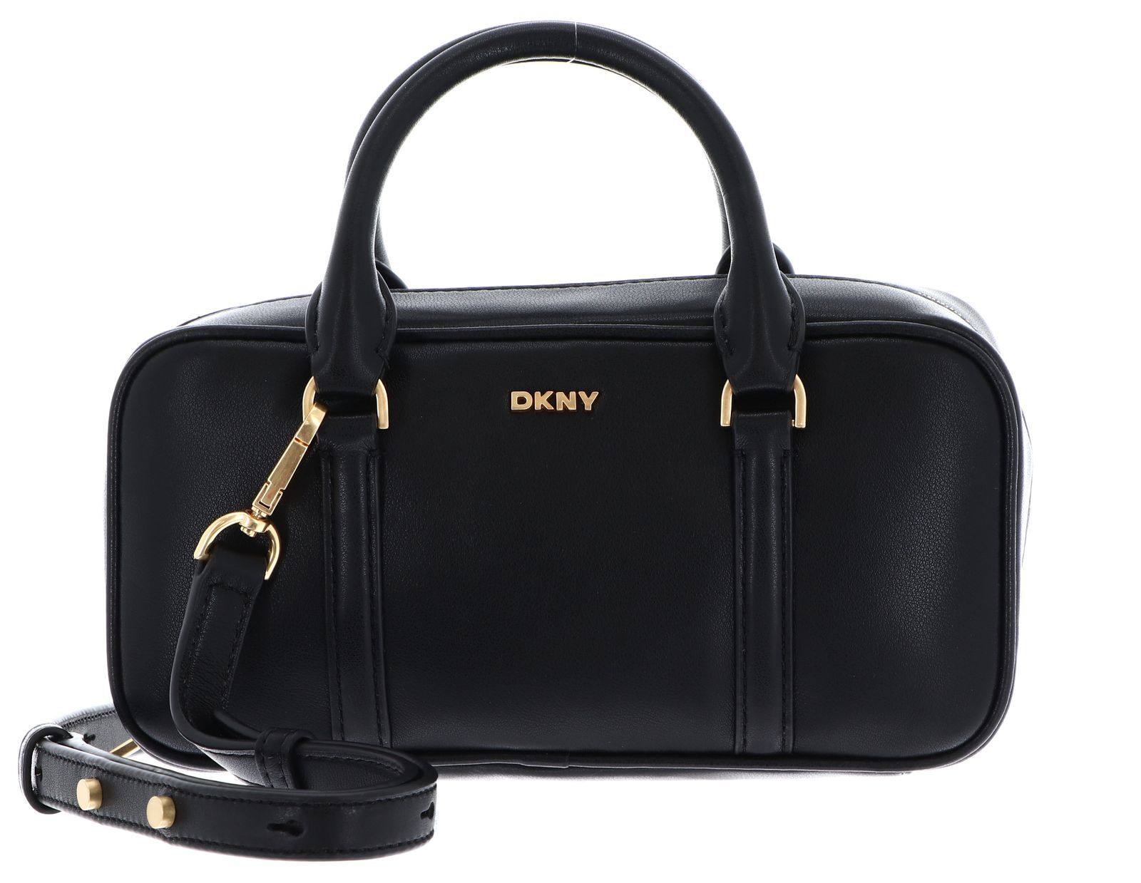 DKNY cross body bag Aggie Satchel Blk / Gold