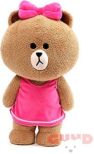Gund Line Friends Choco Bear Standing 14 Ebay