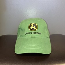 John Deere Embroidered Logo Youth One Size 100 cotton Green Black Letter