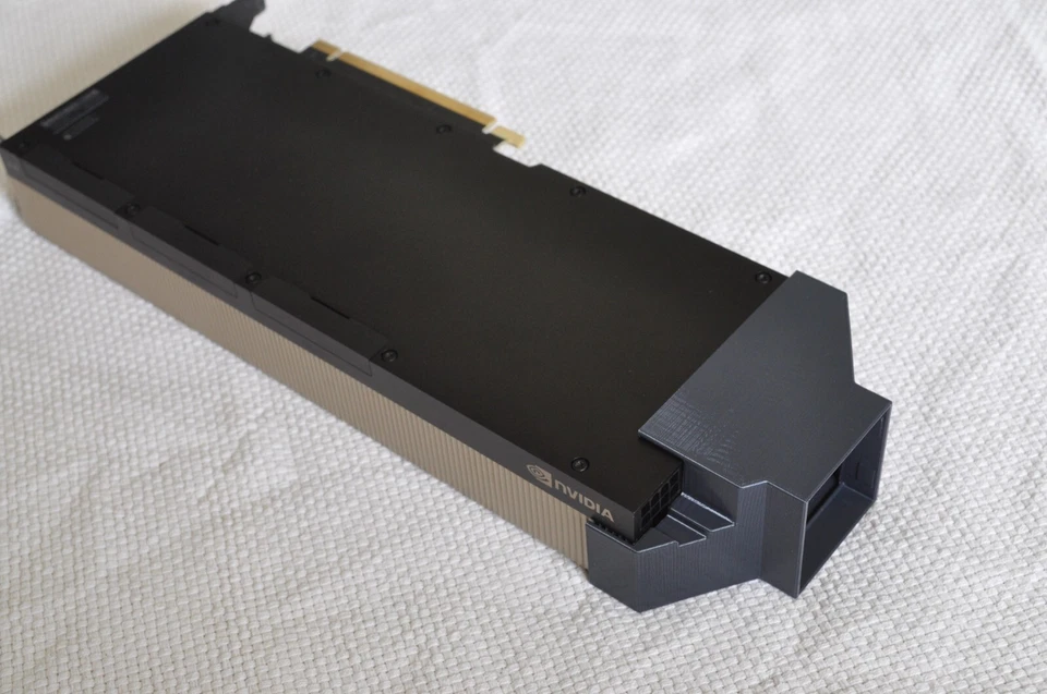 Tesla A100: 40mm Fan Adapter Mount: Compat. NVIDIA Tesla CMP 170HX, V100, P100 - Image 2 of 4