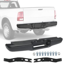 Rear Steel Step Bumper For Toyota Tacoma 1995-2004 Truck Black Complete Assembly Rear Steel Step Bumper For Toyota Tacoma 1995-2004 Truck Black Complete Assembly