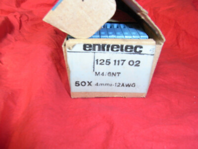 50 x entrelec Neutralleiterklemme 12511702 | Typ M4/6.NT | 4mm² - 12AWG