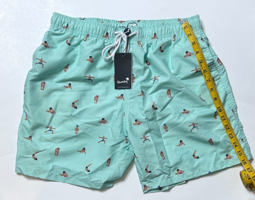 Boardies, Boardshorts meerschaumgrün mit weißem Innenfutter. Größe: Herren Large - Bild 2 von 5
