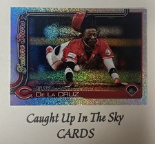 2025 Topps Serie 1 Elly De La Cruz “Sand Glitter” SP Rojos Jumbo Solo PR/575