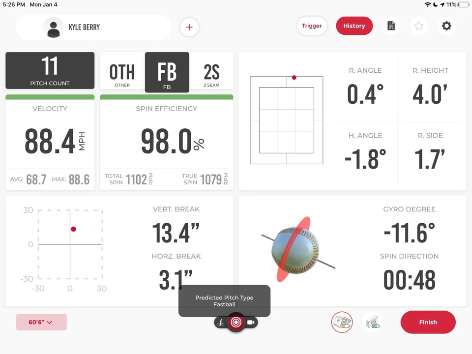 Rapsodo Baseball Pitching 2.0 Complete Flawless No reserve eBay