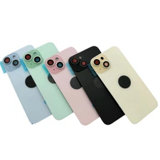 Back Glass Replacement Big Hole For iPhone 14 15 Pro Max 14 Plus Rear Cover Lot