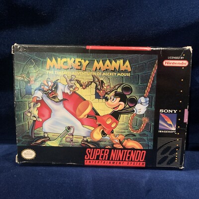 Mickey Mania: The Timeless Adventures of Mickey Mouse (Super Nintendo...