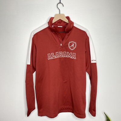 Columbia Men's Size Medium Alabama 1/4 Zip Pullover Sweatshirt