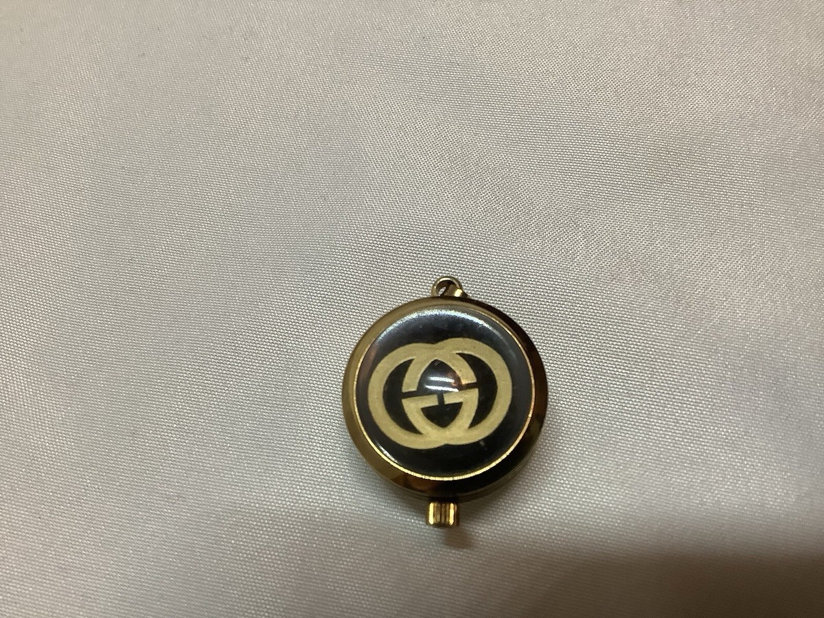 GUCCI Globe Watch Pendant Necklace Charm Clock Vintage Gucci | eBay