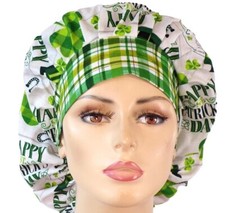 Scrub Hats-St. Patrick's Symbols-Women's Bouffant Surgical Scrub Hat/Scrub Cap