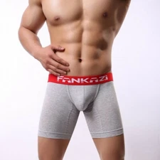 Zonbailon Men's Underpants Casual Boxer Briefs With Comfort Waistband Cotton