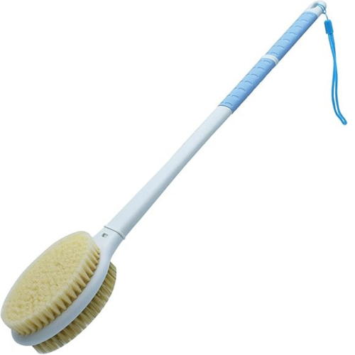 20.5 Back Bath Brush Long Handle for Shower for Elderly men and Women back Scrub - Picture 1 of 9