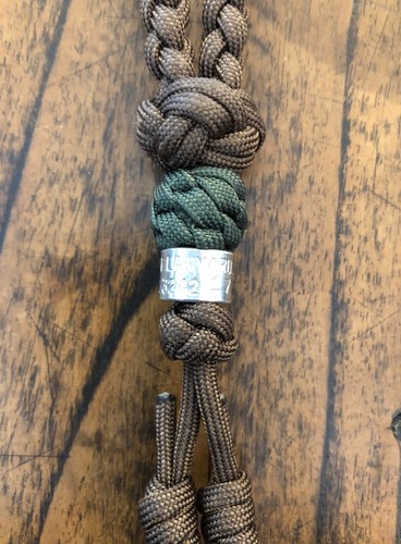 Paracord Duck Goose Waterfowl Predator Call Lanyard Brown Emerald Green OD Green - Picture 5 of 5