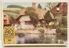 Vintage Jaymar "English Countryside" 500 pc Heavy Board Jigsaw Puzzle Sealed New